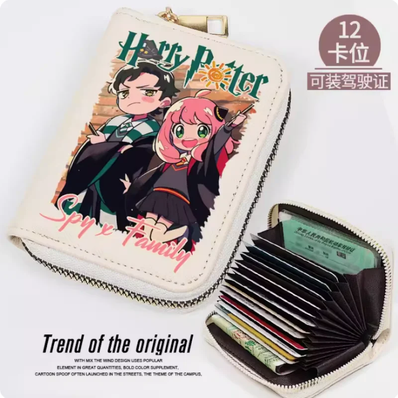 

Anime Spy Family Anya Forger Zipper Wallet Women Fold Bag Multi Card Coin Pocket Holder Fashion Wallet Gift