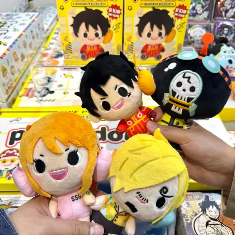 

One Piece Egghead Series Anime Plush Doll Blind Box Luffy Zoro Sanji Usopp Stuffed Toy Soft Fluffy Collection Gifts For Fans