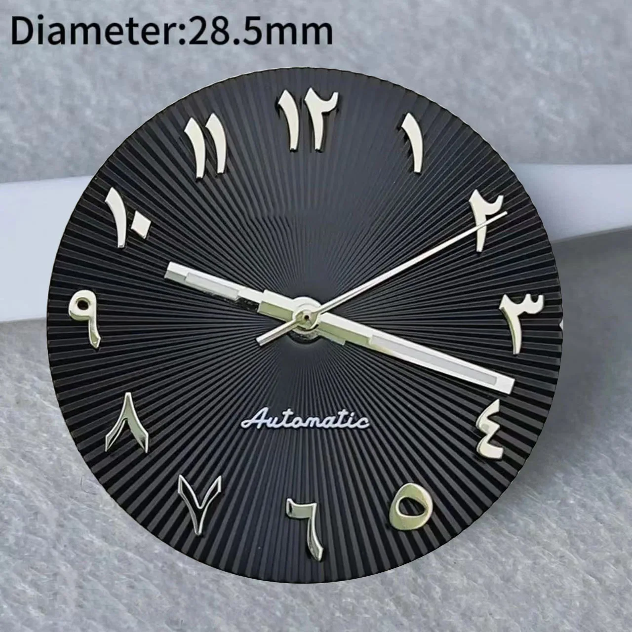 28,5mm Venta caliente verde azul números arábigos s logo dial no luminoso 39 36 caja adecuada nh dial 35 movimiento accesorios de reloj