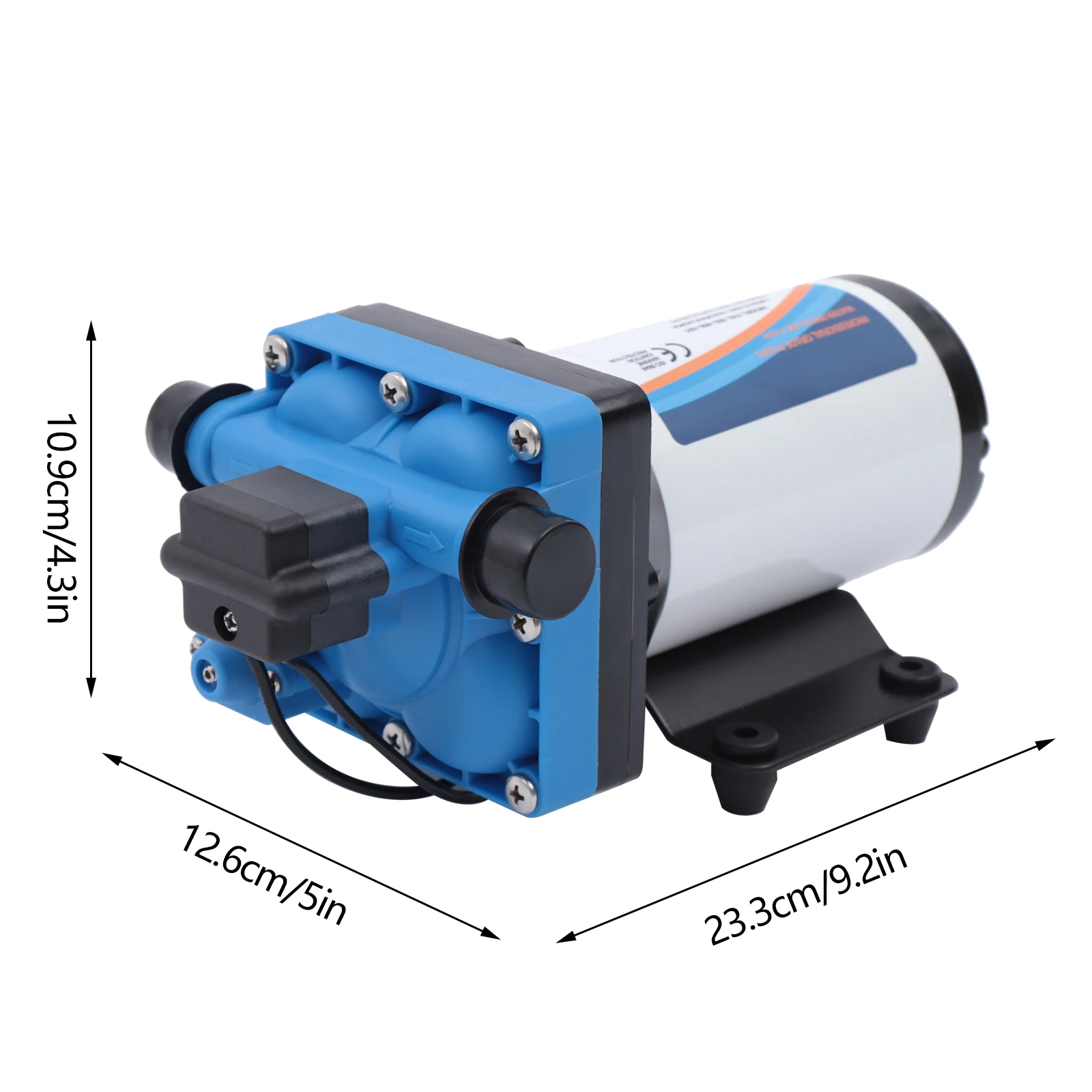 Imagem -03 - Auto Priming Água Pressão Diafragma Bomba Início Caravan Marine 55 Psi 110v