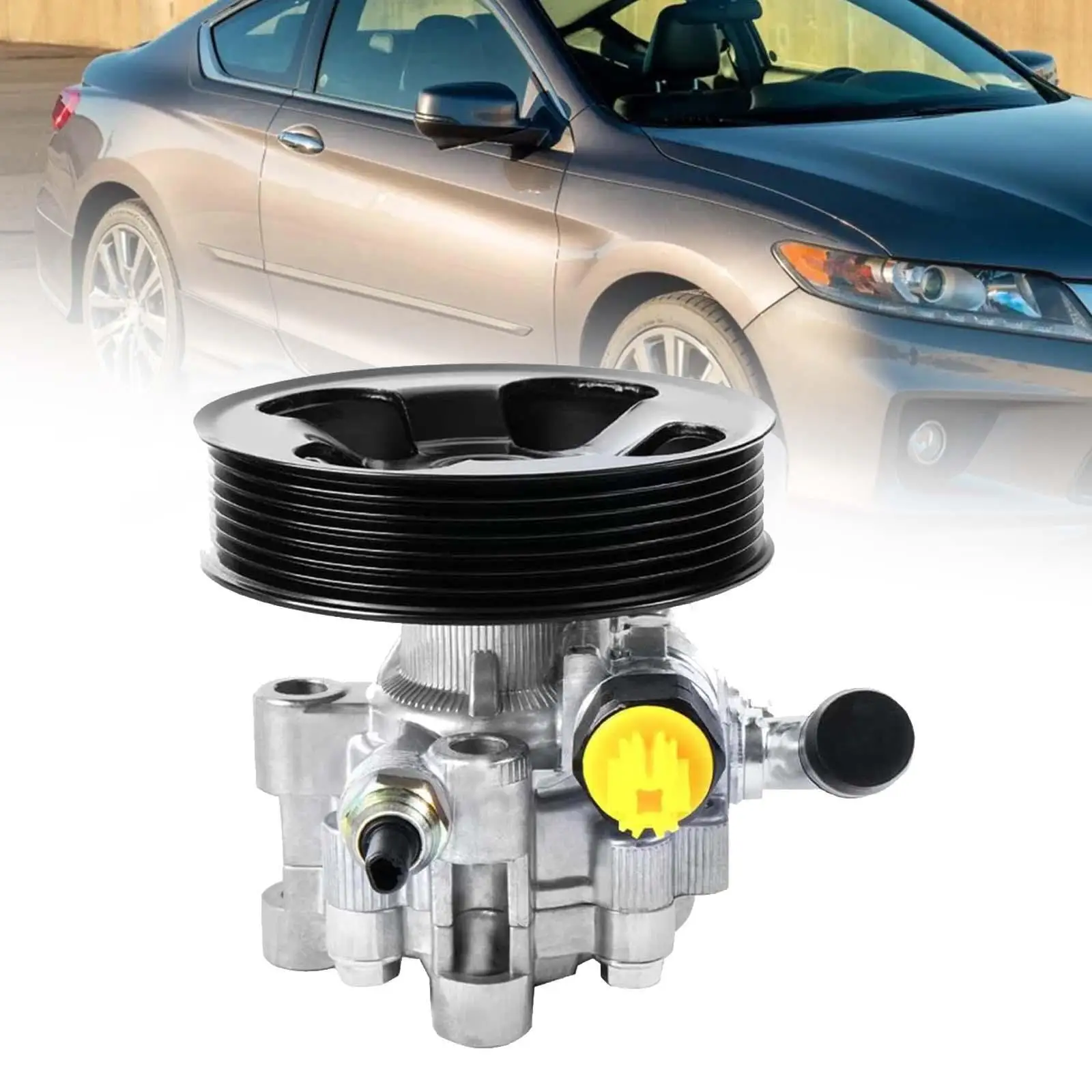 Automotive Power Steering Pump Durable Metal Pulley Replacement for Toyota for camry 2.4L 2002 to 2009