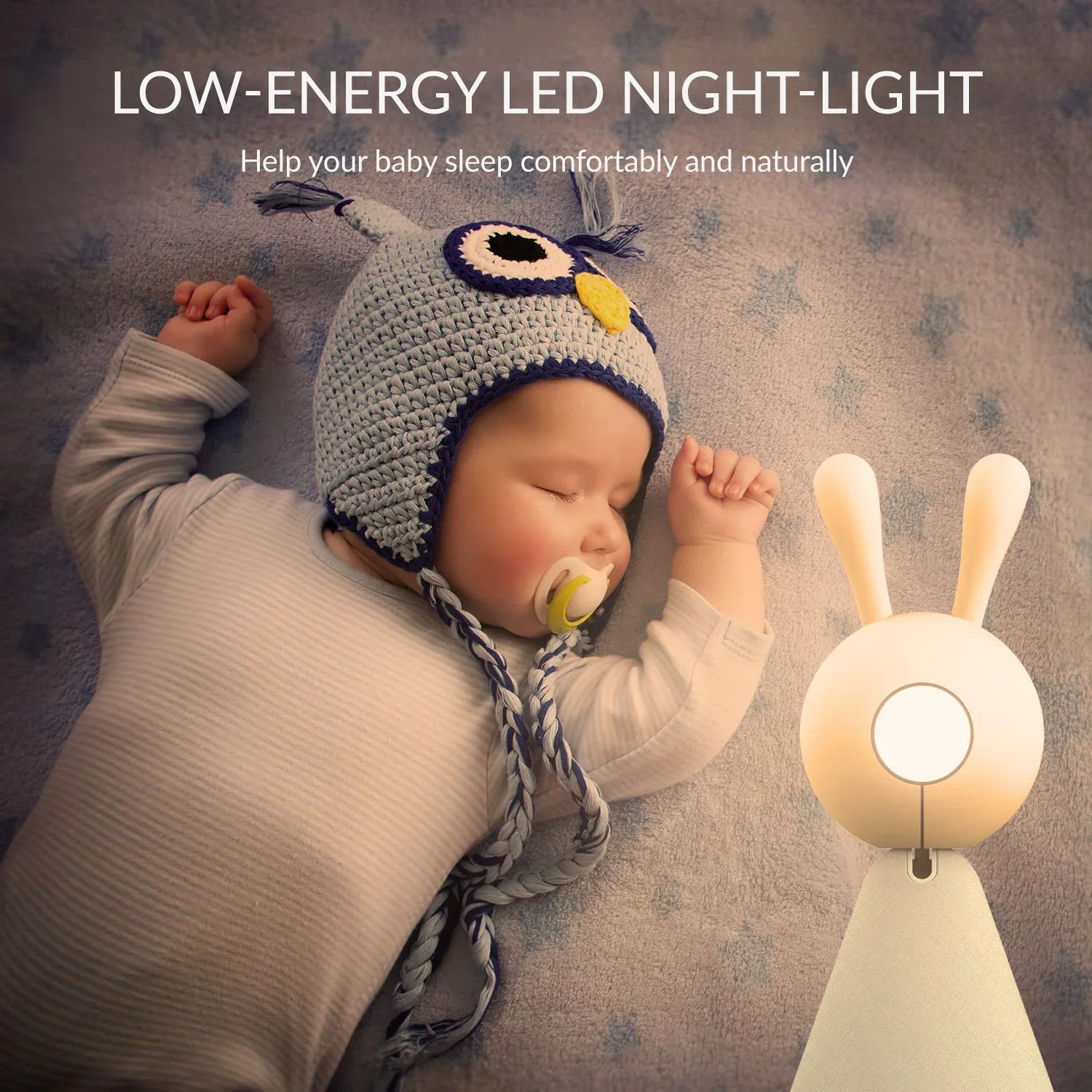 

xiao YI Baby Monitor Camera with Audio WiFi Smart Phone App Night Vision Night Light Temperature Humidity Crying Detection