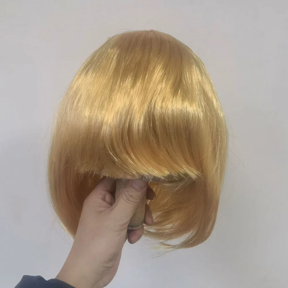 

Новые синтетические короткие парики-боб, пушистые цветные короткие парики, однотонные парики для вечеринок, женские парики на все голову