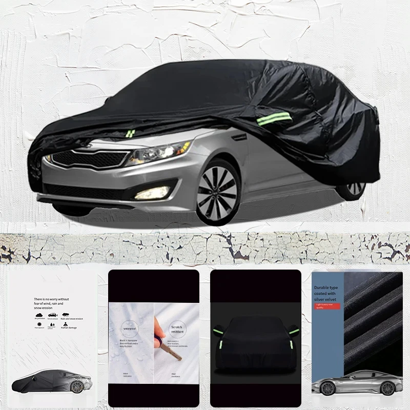 For Kia-Optima Auto Anti snow Anti dust Anti-uv Anti peeling paint And Anti Rainwater 210t car cover Car cover protection