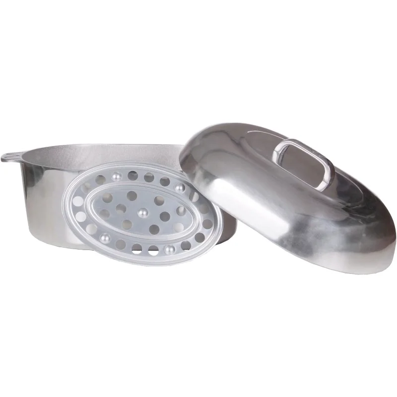 18-Inch Oval Aluminum Roaster - GL10055