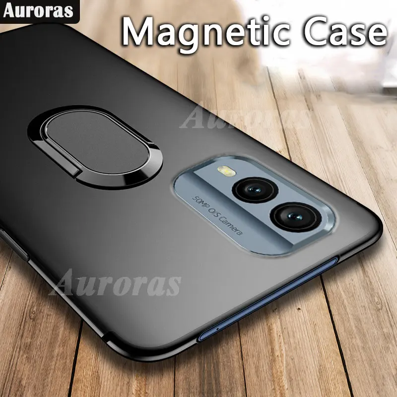 For Nokia X30 G60 5G Case Thin Matte With Magnetic Attraction Ring Cover For Nokia X20 X10 XR21 C22 C32 G22 G42 Funda Soft Case