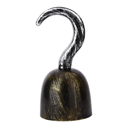 Pirate Hook Hand Halloween Decorations Prop Weapons Simulation Pirates Performance Props Caribbeans Captain Toys for Kids Adults