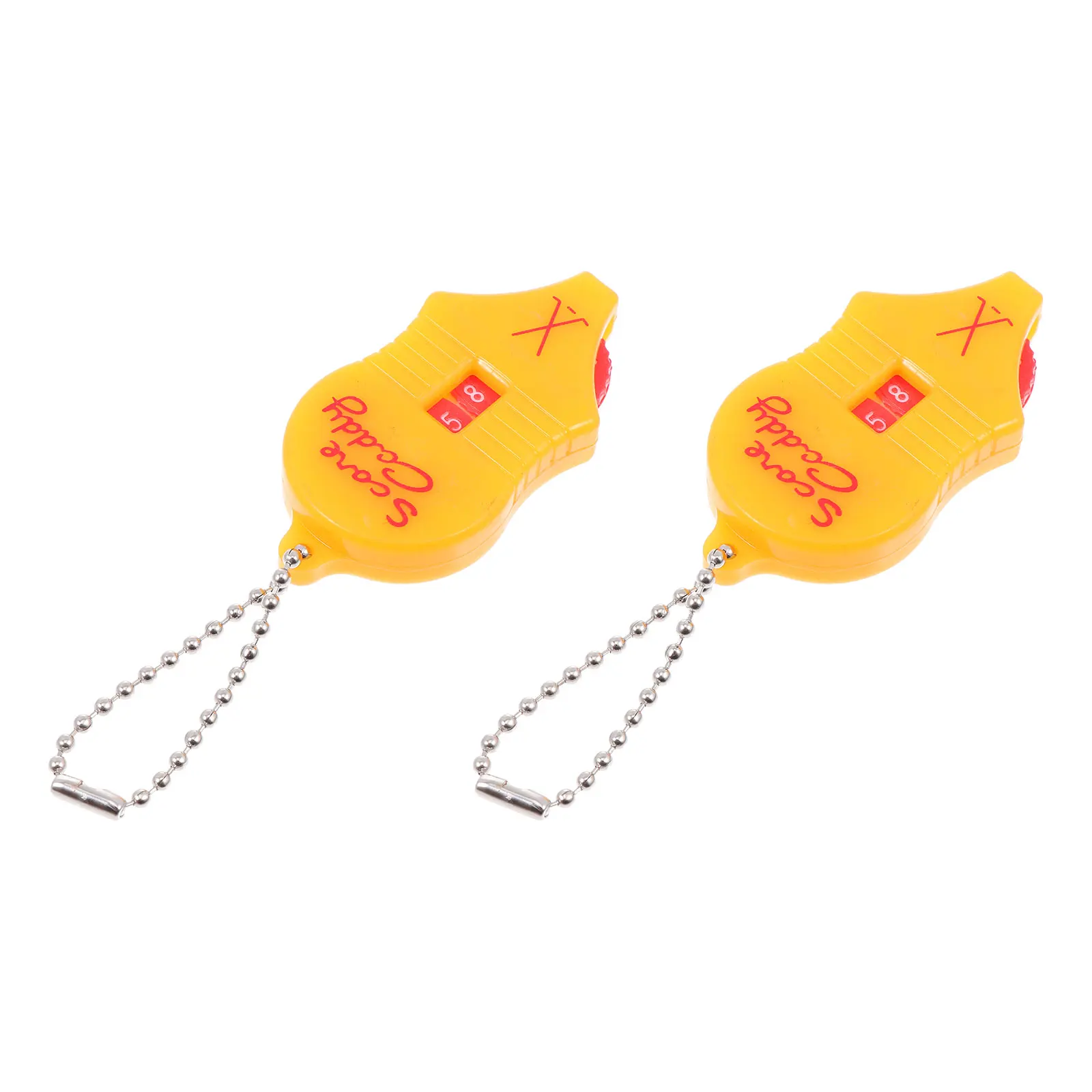 

2 Pcs Golf Scorer Counter Clicker Equipment Tool Mini Plastic Marker Shot