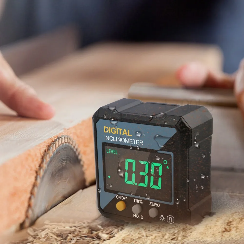 

Цифровой инклинометр, односторонний магнитный уровень угла, высокоточные многофункциональные измерительные инструменты для строительной промышленности