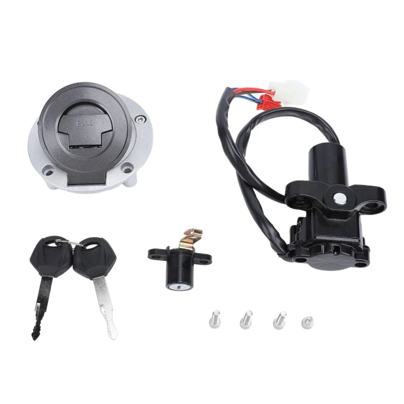 

Ignition Switch Gas Cap Seat Lock Helmet Lock Key Set Sturdy Easy Installation For MT03 YZF XJ6 FJ09 FZ09 FZ07 FJ13 FZ8 FZ6 FZ6R