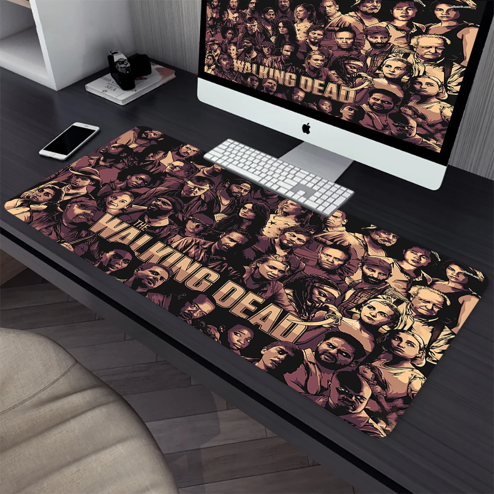 The Walking Dead Large Gaming Mouse Pad Computer Mousepad PC Gamer Laptop Mouse Mat Office Mausepad XXL Keyboard Mat Desk Pad