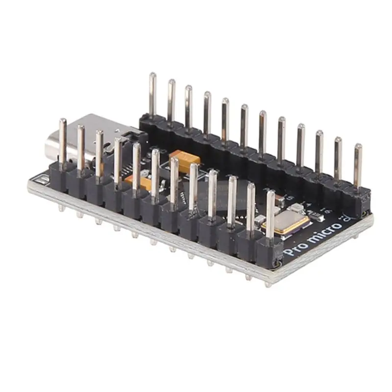 A29F-Atmega32u4 Type-C USB Pro-Micro For Arduino Atmega32u4 5V/16Mhz Module With 2 Row Pin Header For Leonardo USB Board