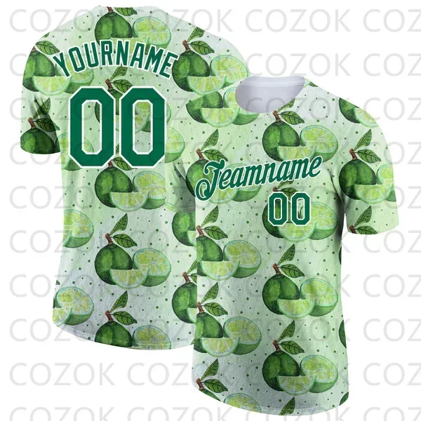 Custome Orange Pattern Football Jerseys for Men Women Unisex Football Short Sleeves Athletic Tee Shirts image 4