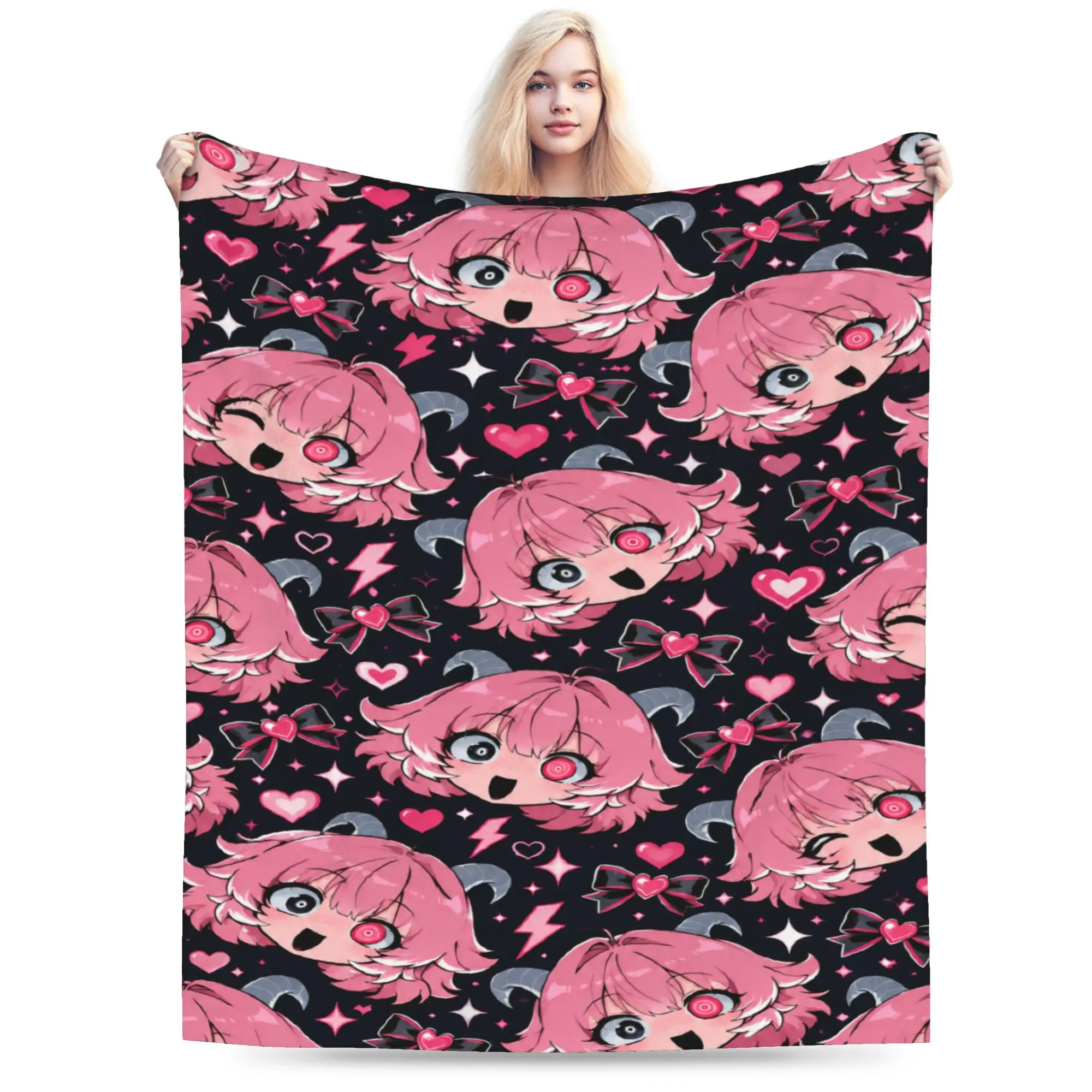 Drunken Goddess Reflux Flannel Blankets  Warm Soft Throw Blanket for Couch Chair Travel Office Funny Bedspread Sofa Bed Cover