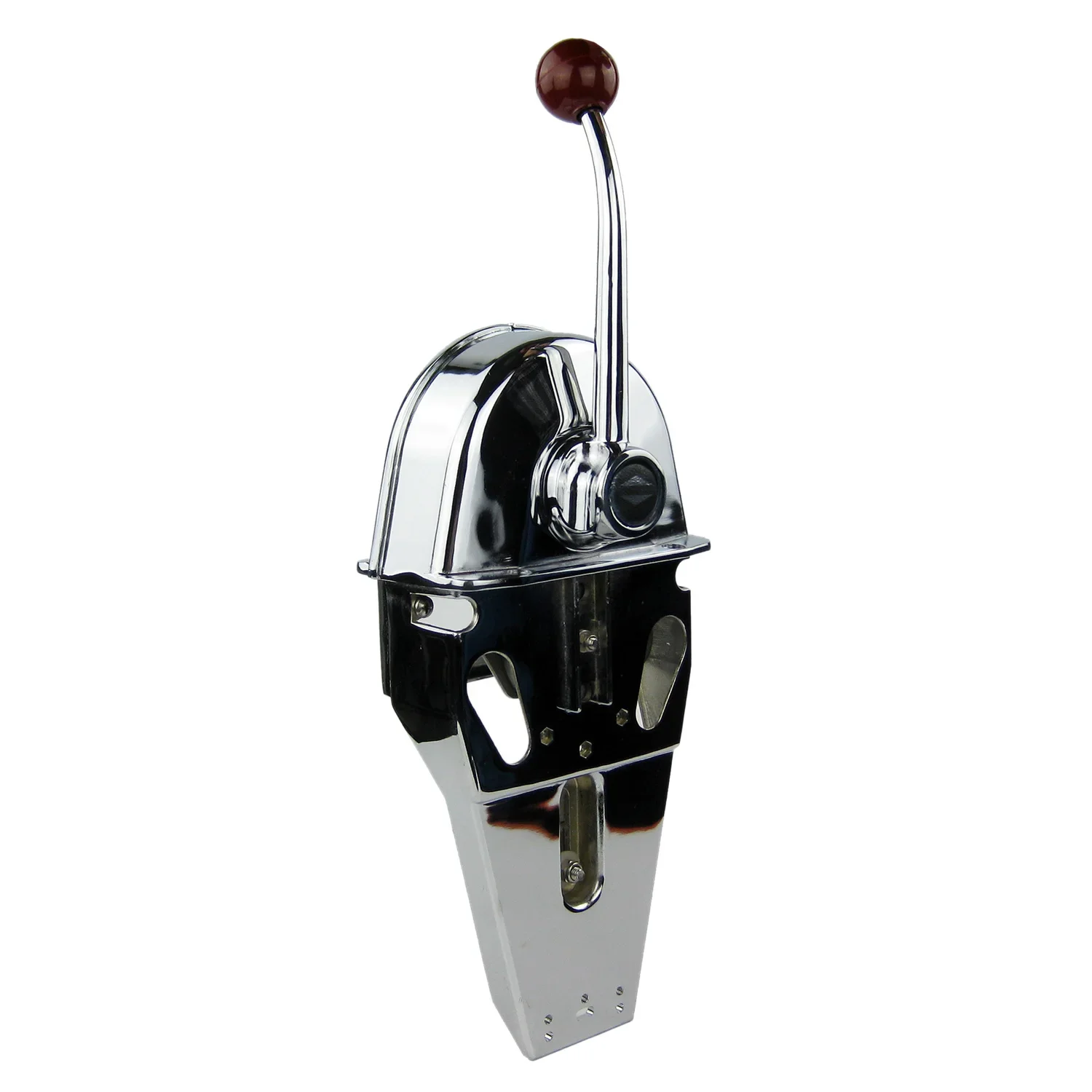 Boat Engine Control Box Universal Marine Single Lever Handle Top Mount Zinc Alloy