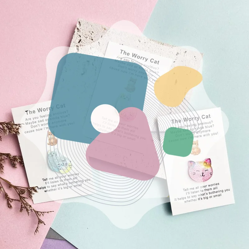 1pc Inspirational Pocket Hug Card With Fun Emotional Support Cat - Perfect For Anyone In Need Of Encouragement | Ideal Gift For