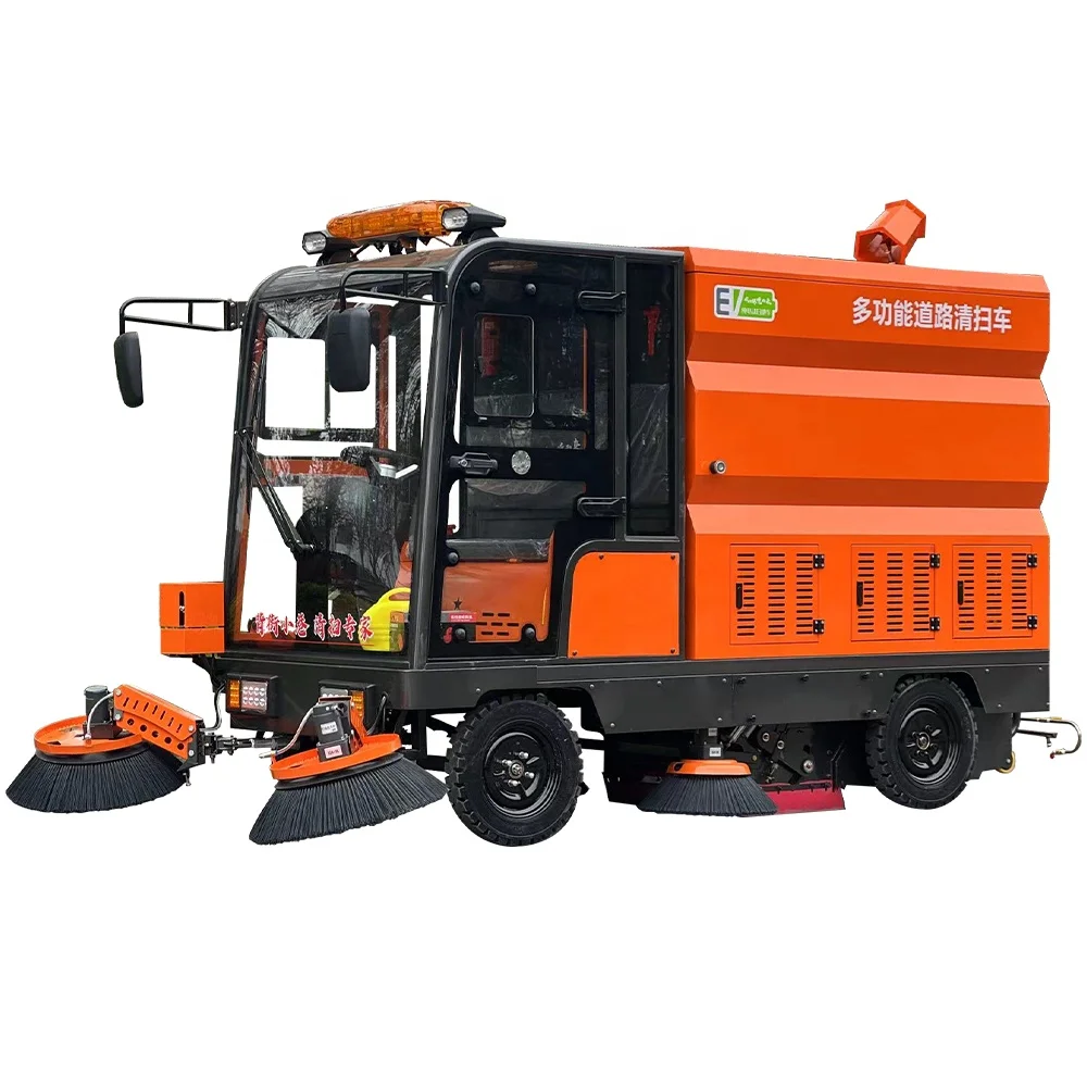 

Enhanced Visibility Operation Industrial Sweeper Ride On Sweeper Integrated LED Lights for Poor Lighting Conditions