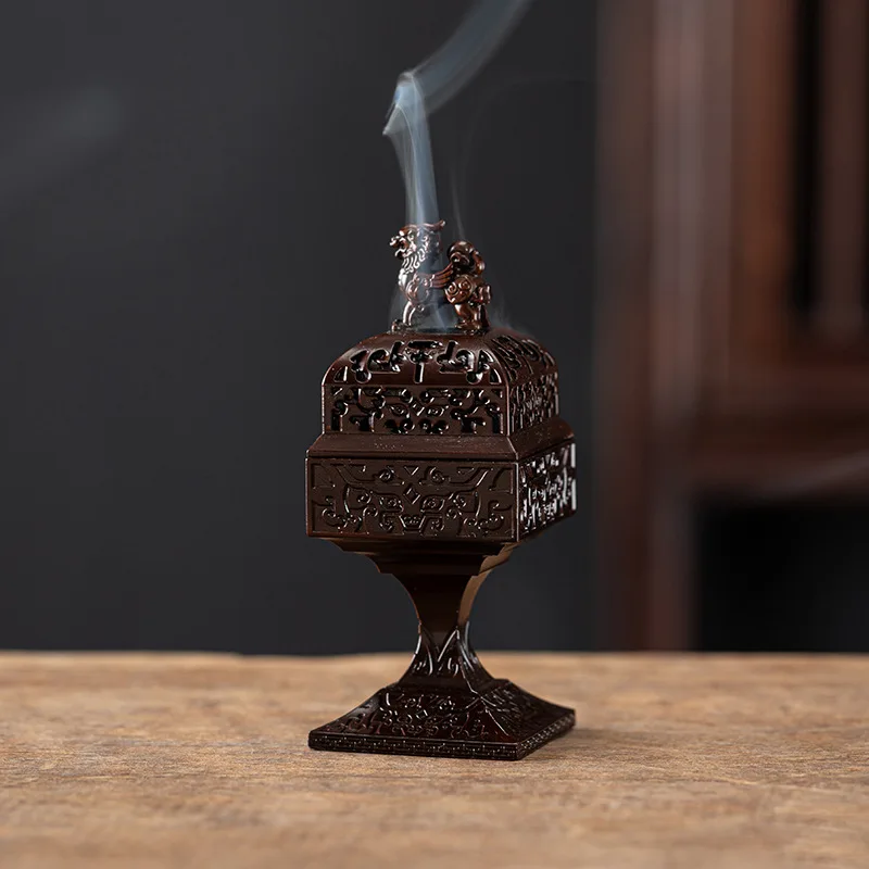 

LTT new Chinese square Pixiu incense burner Xiangyun disk incense burner household indoor incense burner ornament