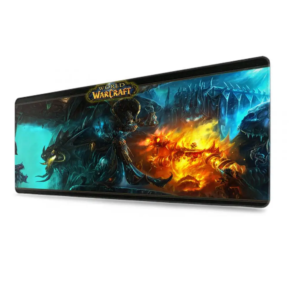 Natural Horde Alliance Mouse Pad Rubber Large Computer Desk Keyboard Mat HD World Of Warcraft Gaming Mousepad Speed Locking Edge