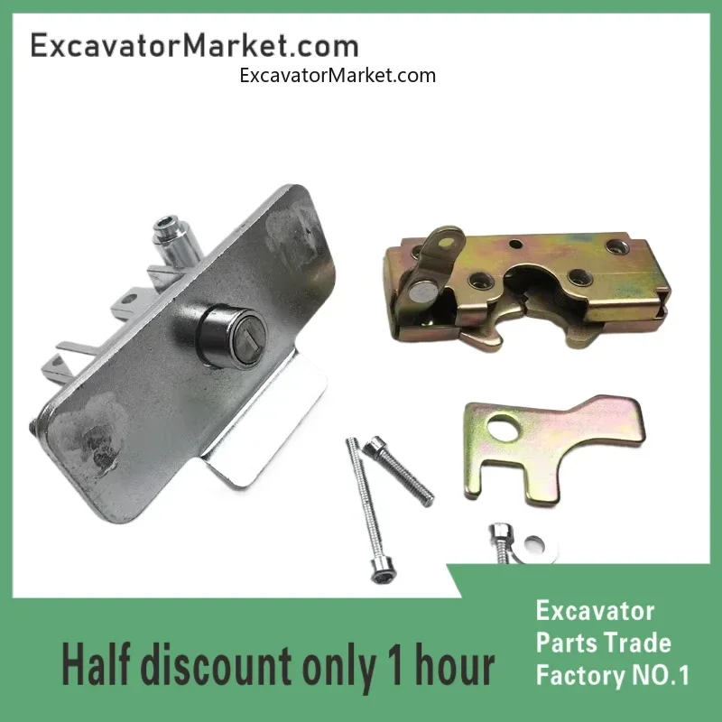 

For Dh55-7 Dh60-7 Rear Cover Lock Engine Cover Lock Engine Lock Cylinder Head Excavator Accessories High Quality