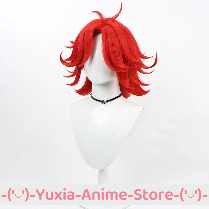 Hazdin Kotel Niffty شعر مستعار تأثيري أنيمي لعبة لعب الأدوار زي حفلة الدعامة الباروكات الشعر الاصطناعية ألياف مقاومة للحرارة #4