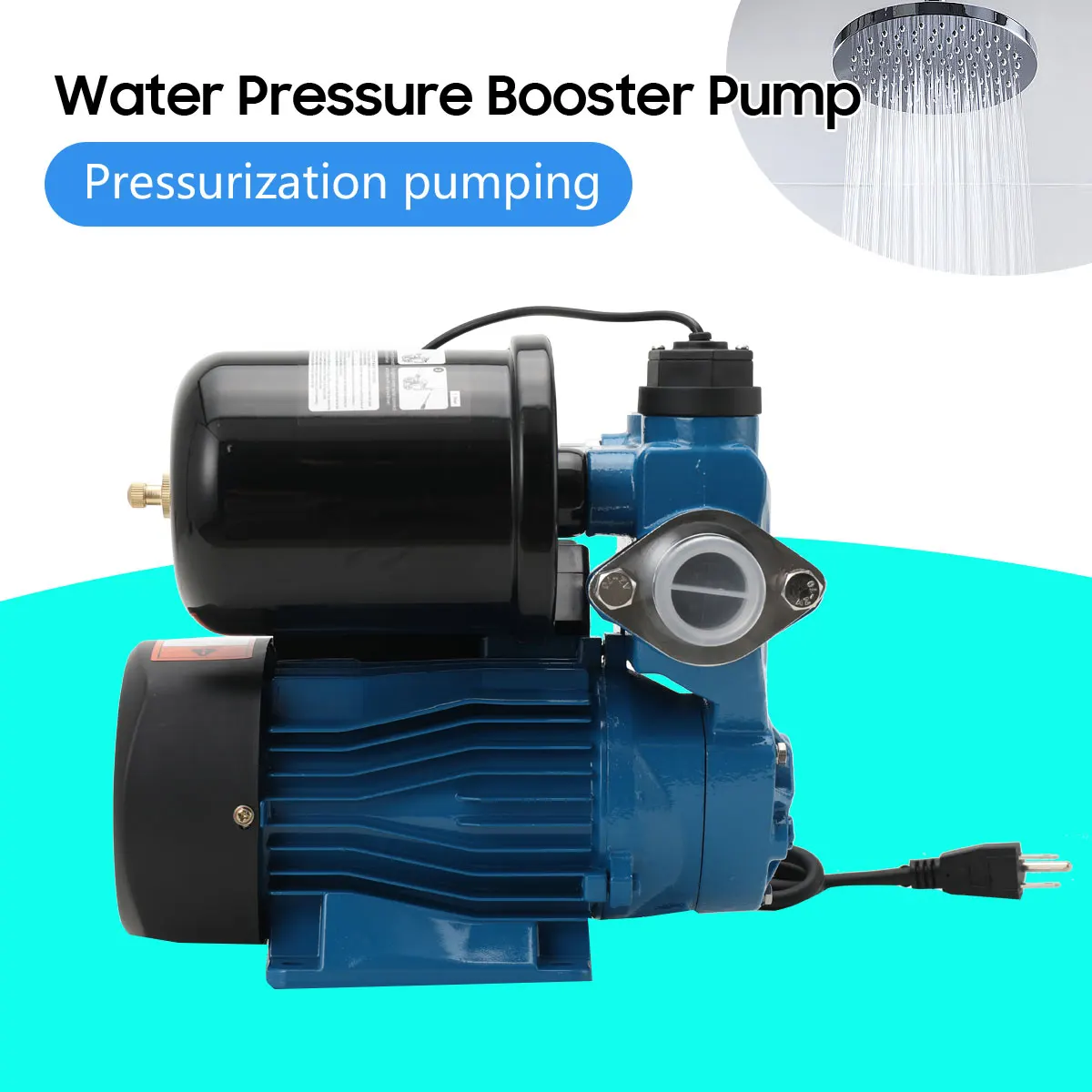 300W 110V Water Pressure Booster Pump 35L/min MK-300D Self Priming Water Pressure Booster Pump IP44