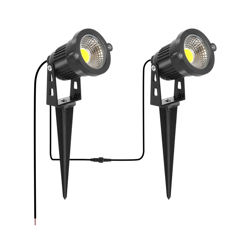 2/4/6/10 in 1 IP65 Waterdicht 2 meter Waterdichte bedrading Led Tuinverlichting Outdoor Gazon Lamp Veiligheid Laagspanning Straatverlichting