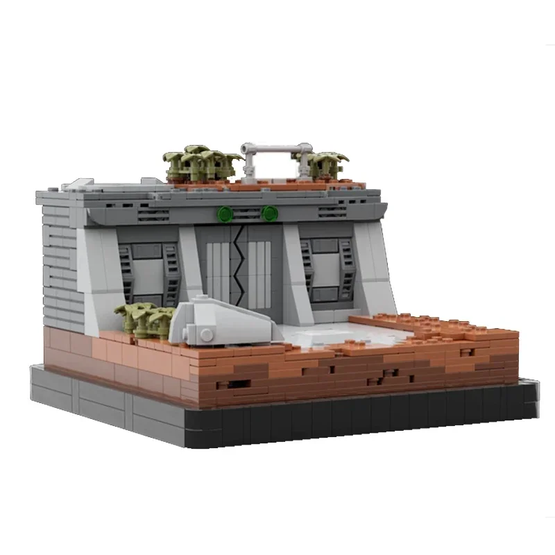 Popular estrela filme modelo moc tijolos de construção império deserto base tecnologia blocos modulares presentes brinquedos natal diy conjuntos montagem