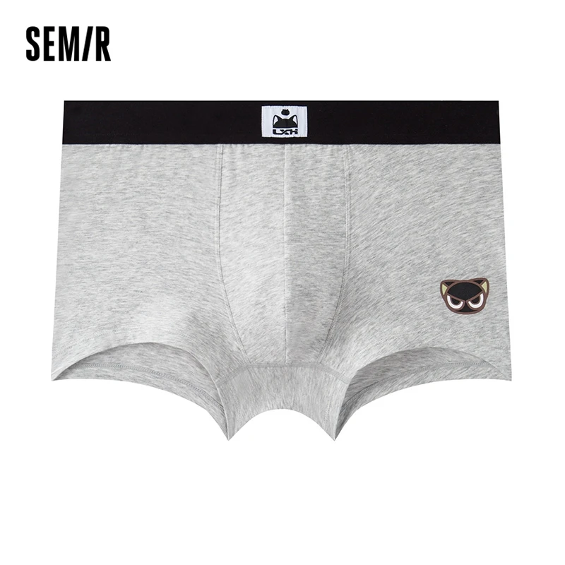 Semir Underwear Men Boxers Flat Shorts Fashion Young Students Pant Shorts Men