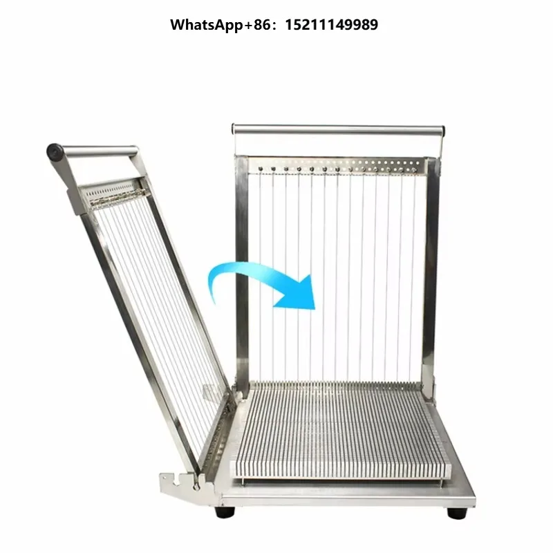 Wear Resistant Stainless Steel Cutter Custom Size Precise Dicing for Chocolate Mousse Cake Chocolate Cutting Machine