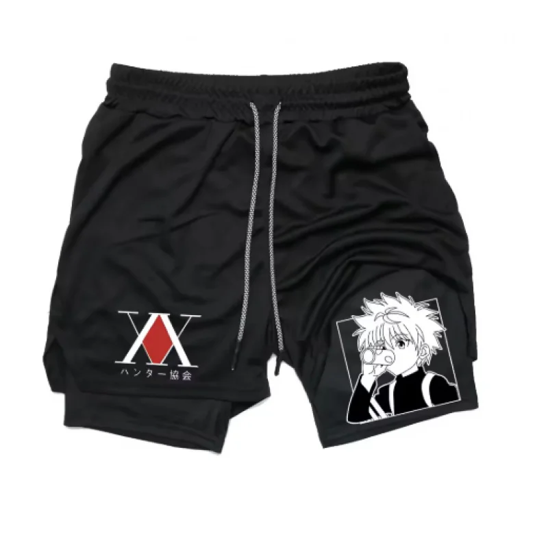 

Hunter X Hunter Anime Performance Shorts Quick Dry Breathable Summer Compression Gym Running Workout Athletics Quick Dry Shorts