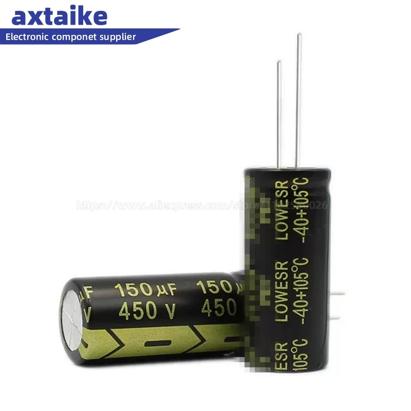 

5/10PCS 150UF 100V 250V 400V 450V 10*20/16*25/18*30MM High Frequency Low ESR Aluminum Electrolytic Capacitor