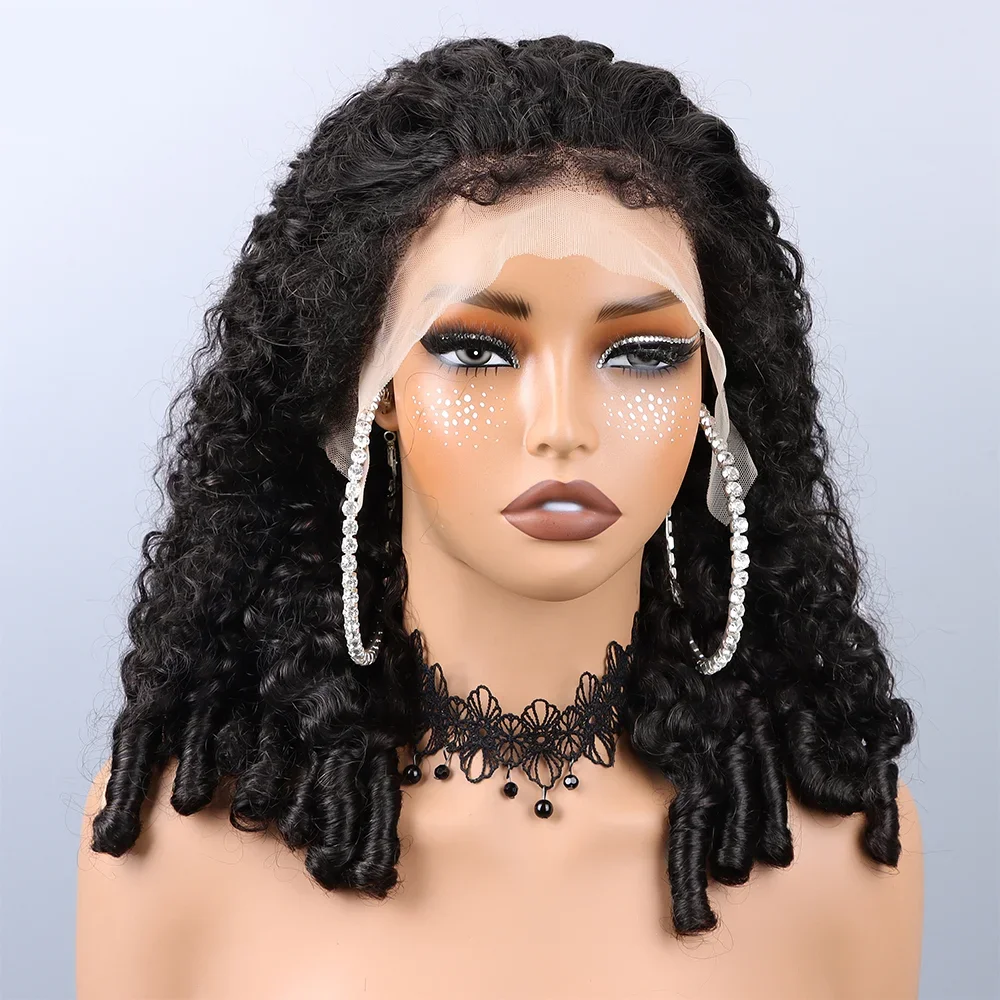 

Бирманские вьющиеся парики, человеческие волосы, предварительно выщипанные, парик плотности 200%, человеческие волосы 13x4 HD, парики спереди, кружевные передние парики для женщин