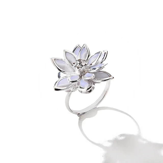 Game Ff10 Ffx Final Fantasy X Yuna Lotus Flower Rings Cosplay