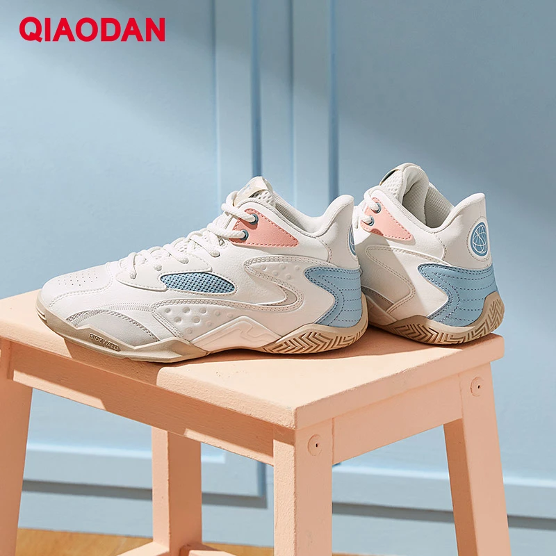 QIAODAN Basketball Shoes for Women 2023 Summer New Professional Anti-Friction Athletic Breathable Comfortable Sneaker XM46222003