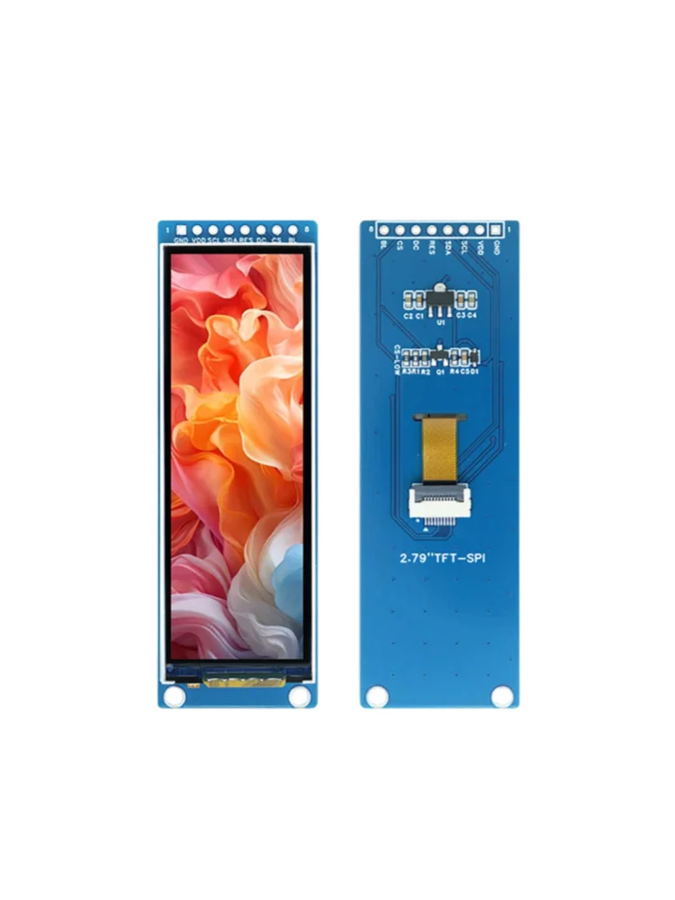 2.79-inch TFT LCD screen NV3007 small screen 142x428 module 8-pin LCD color screen SPI