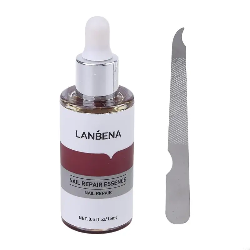 28TA 12ml Herbal Extract Repair Essence with File Removal Serum Nourish Brighten Hand Foot Anti