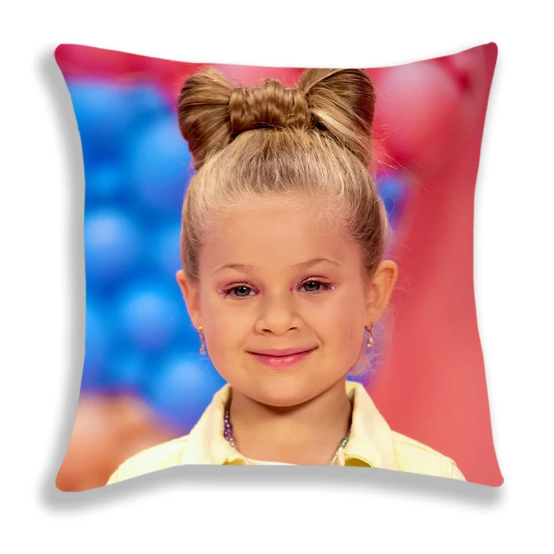 Kids Diana Show Soft Pillowcase Cute Cartoon Printed Bedroom Sofa Decorative Cushion Cover With Zipper Square Pillow Covers
