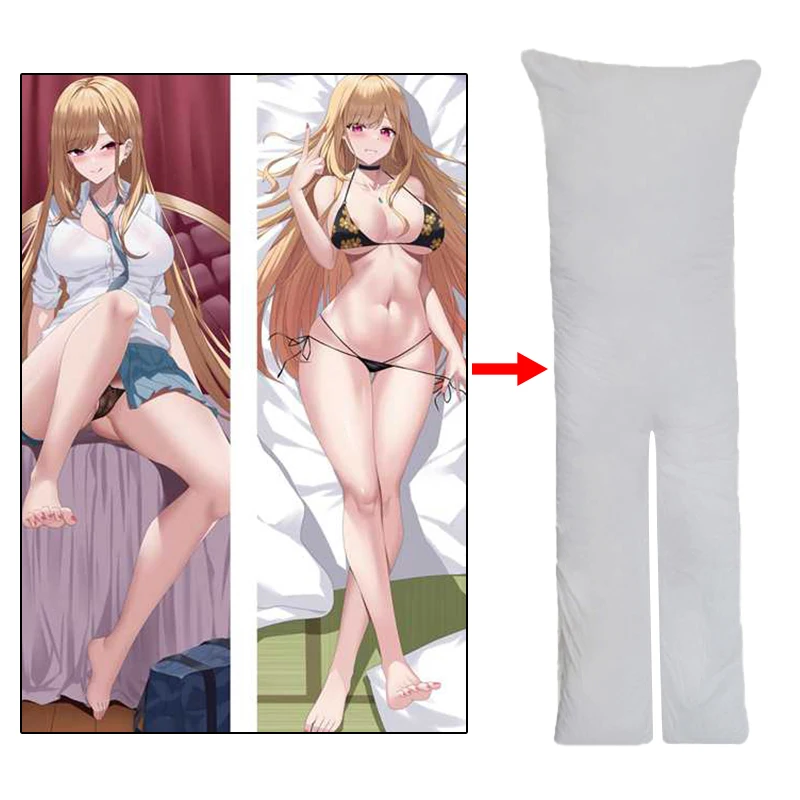 

My Dress-Up Darling Kitagawa Marin Split Legs Dakimakura Onahole Sex Anime Waifu EX Daki Whole Hugging Body Pillows Case Decor