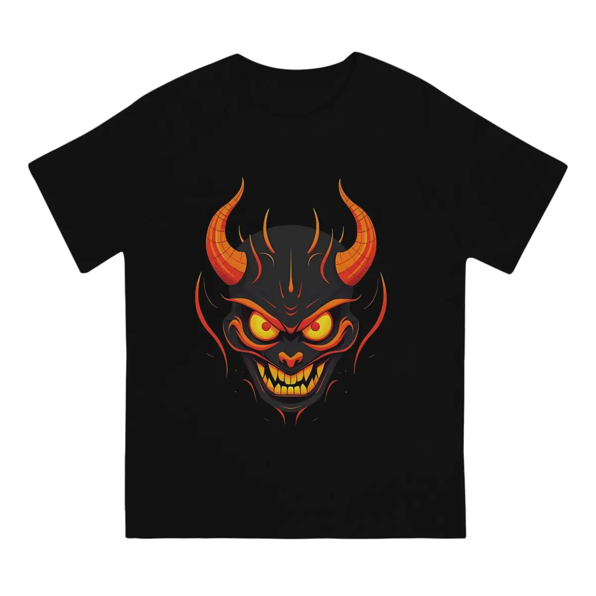 Devil T Shirt for Men Pure Cotton Fashion for Male T-Shirt Round Neck Diablo Tees Short Sleeve Clothes Birthday Present