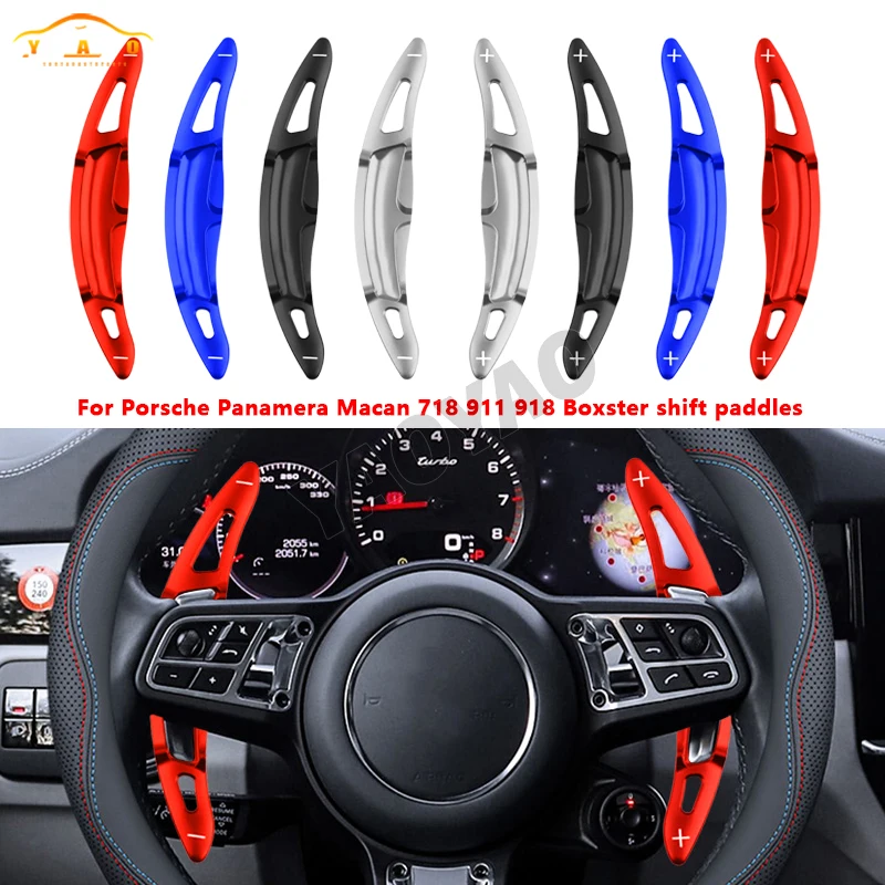 DSG Gear Shift Paddle For Porsche Macan 2014-2019 for Porsche 911 718 991 Cayman 918 Shift Paddle Steering Wheel