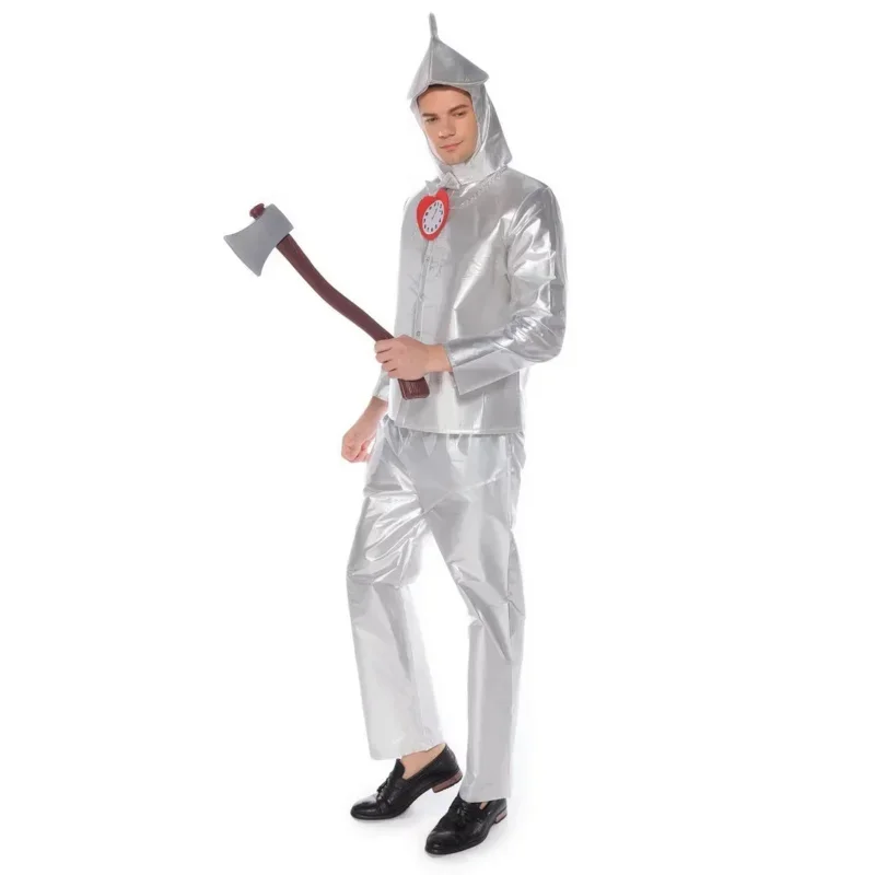 2025 أزياء الهالوين التأثيرية للمهرج LYus pour Homme et Adulte، Tenue de Carnaval Déguisement de Barrage de ix، 18 قطعة