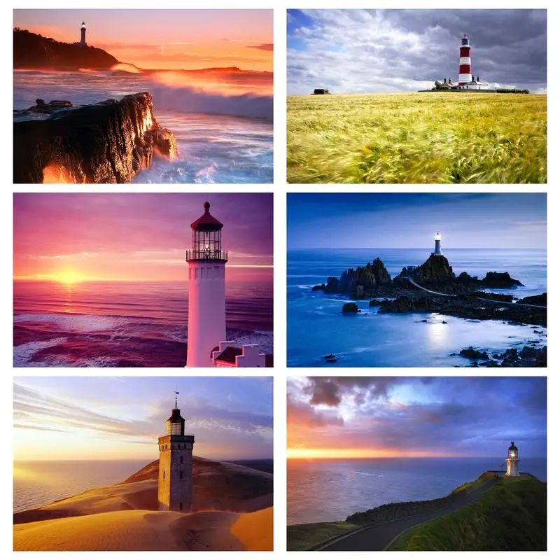 

Light The Way Home DIY 5D Diamond Art Painting Kits, Embroidery Landscape, Cross Stitch, Bedroom Wall Decor, 5D