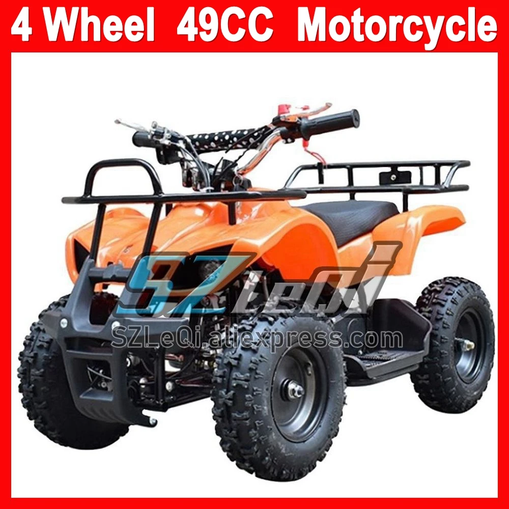 2024 49CC 50CC 2Stroke ATV Motorbikes MINI MOTO Miniature ATV/UTV Parts OFF-road Gasoline Motorcycle Racing Four Wheel Motorbike