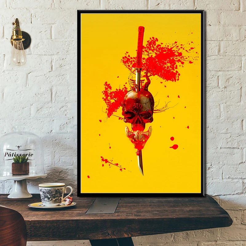 Samurai Posters and Prints Ronin The Ghost of Vengeance Promise Wall Art Pictures Canvas Painting Living Room Home Decor Cuadros