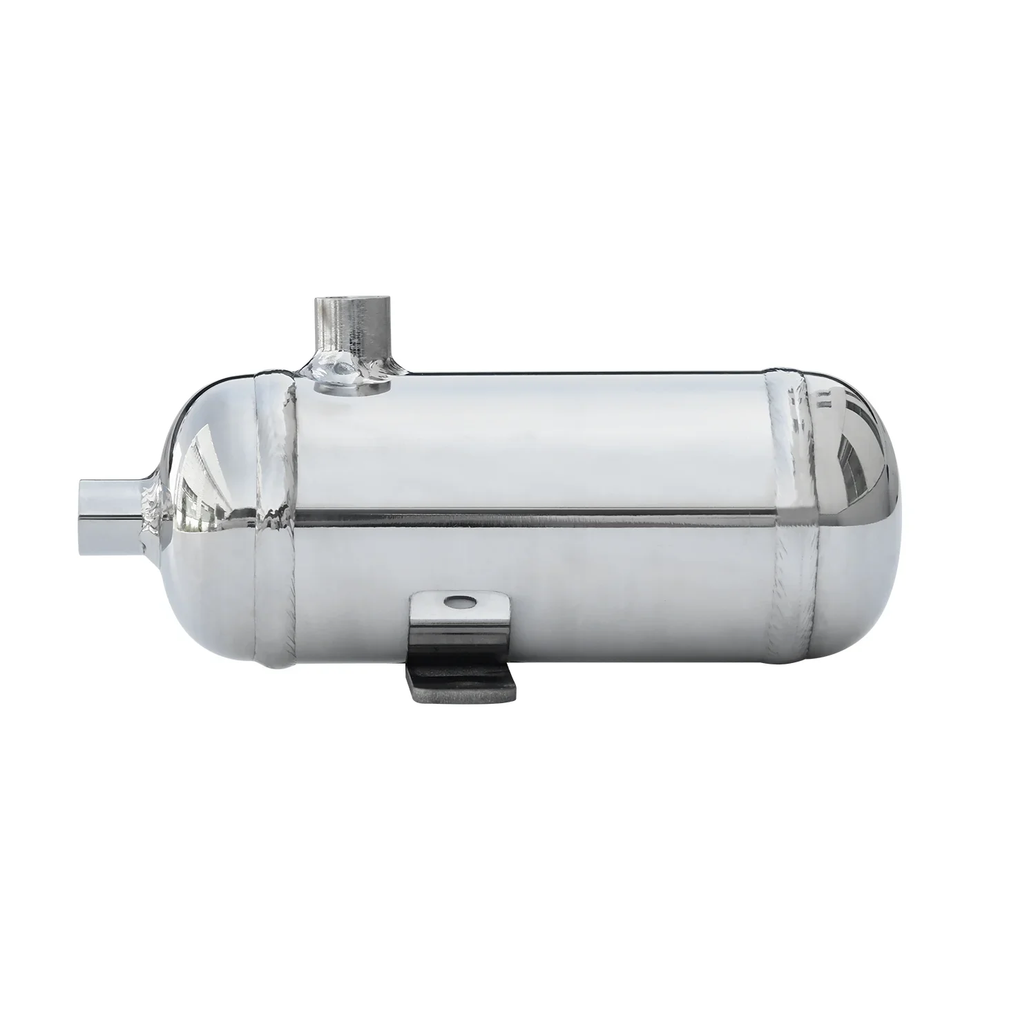 0.3L 304 Stainless Steel Small Horizontal Air Compression Tank Vacuum Buffer Air Storage Suitable for Beauty Instruments