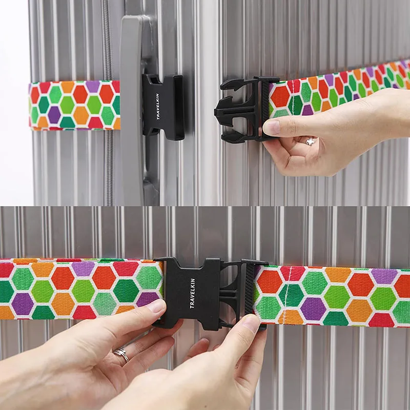 مكافحة سرقة الأمتعة مشبك عبر حزام قابل للتعديل تجميع التعبئة حزام الأمتعة عبر حزام حقيبة أحزمة حقيبة جزء الملحقات #6