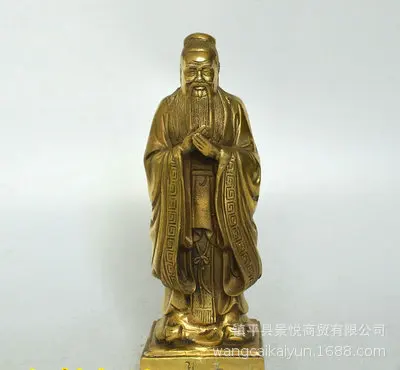 

Bronze Confucius Mencius Laozi Zhuangzi Mozi Bronze Statue Ornament Crafts