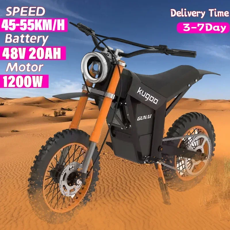 2024 nuevo Kugoo Venta caliente bicicleta eléctrica 48v de alta potencia 1200W-3000W 16ah 20ah bicicleta eléctrica 55 km/h e bicicleta de montaña cyc