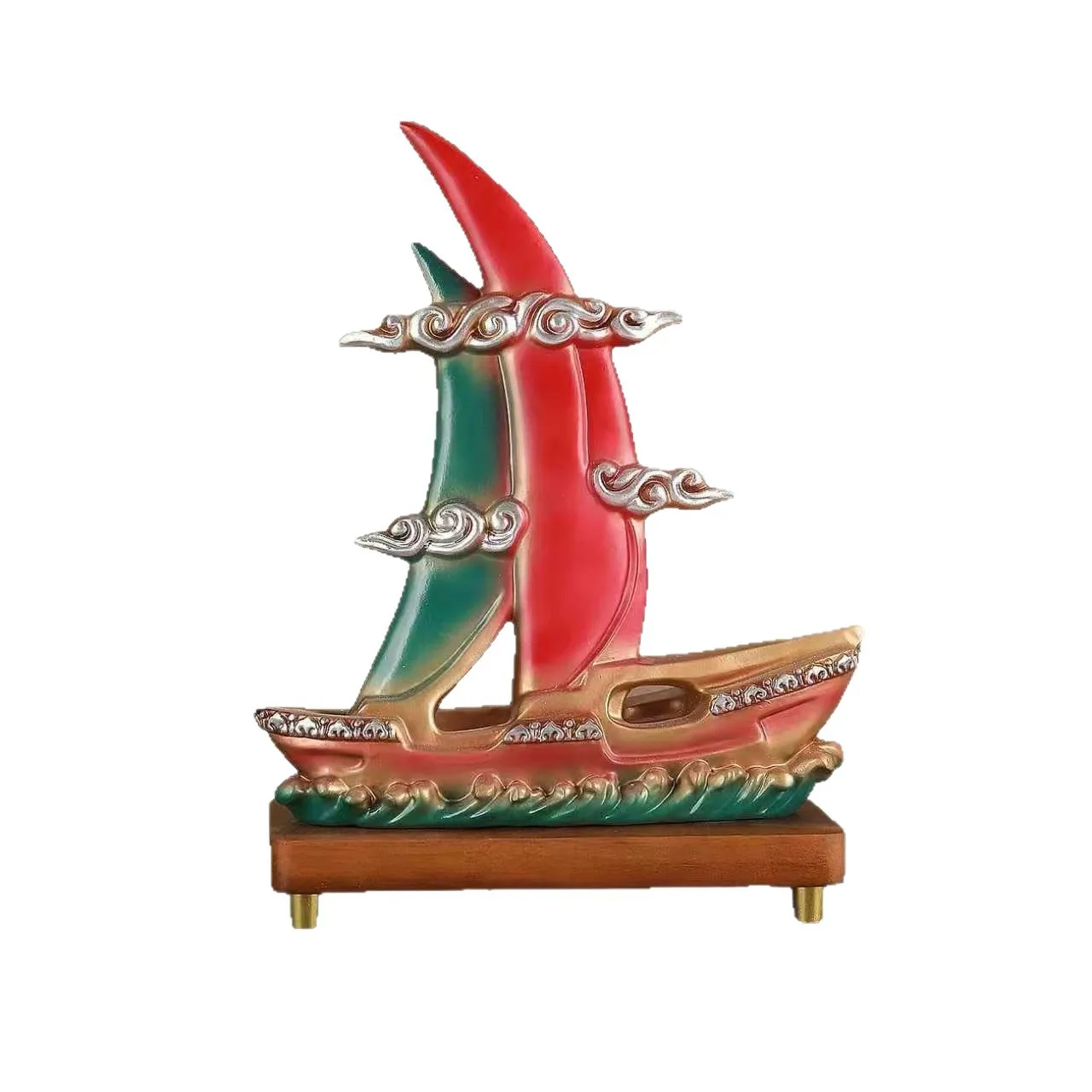 Smooth sailing for CX, sailing office ornaments, leading high-end living room decoration, housewarming, opening gift